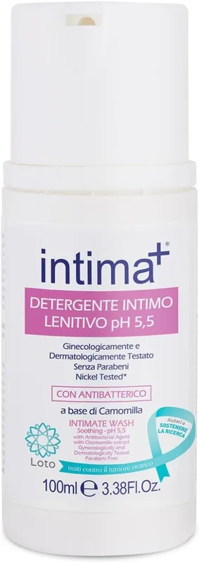 Засіб Intima+ (Інтіма+) для інтимної гігієни очищуючий з ромашкою, pH 5,5