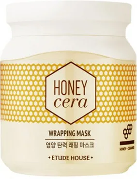 Живильна маска на основі маточного молочка Etude House Honey Cera Nutrition Lifting Wrapping Mask