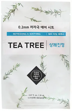 Тканинна маска з чайним деревом Etude House Therapy Air Mask Tea Tree