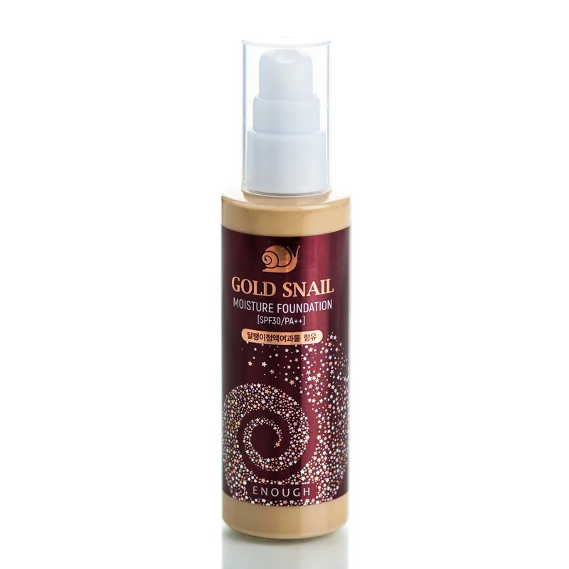 Тональний крем з муцином равлика Enough Gold Snail Moisture Foundation SPF30 № 13 100 мл