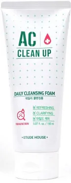 Пінка для вмивання Etude House AC Clean up Daily Cleansing Foam