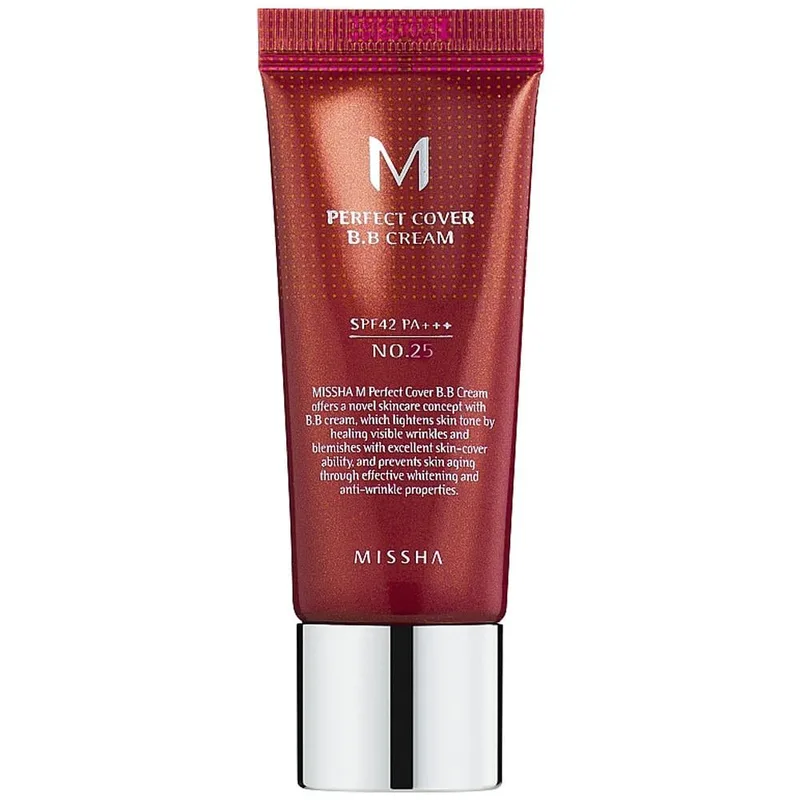 Крем BB з ідеальним покриттям Missha M Perfect Cover BB Cream SPF42/PA+++ 25 20 мл Warm Beige (1527141904)