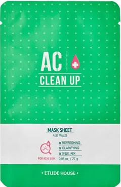 Маска для проблемної шкіри Etude House AC Clean up Sheet Mask