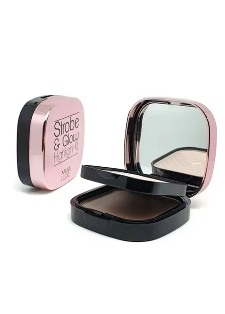 Хайлайтер пудровий+кремовий MUA Strobe & Glow Highlight Kit - Pink Luster MUA Makeup Academy (296622952)