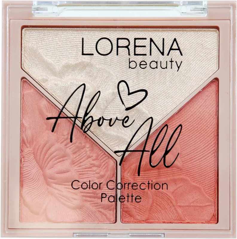 Палетка для контурінгу обличчя LORENA beauty Color Correction Palette відтінок 01