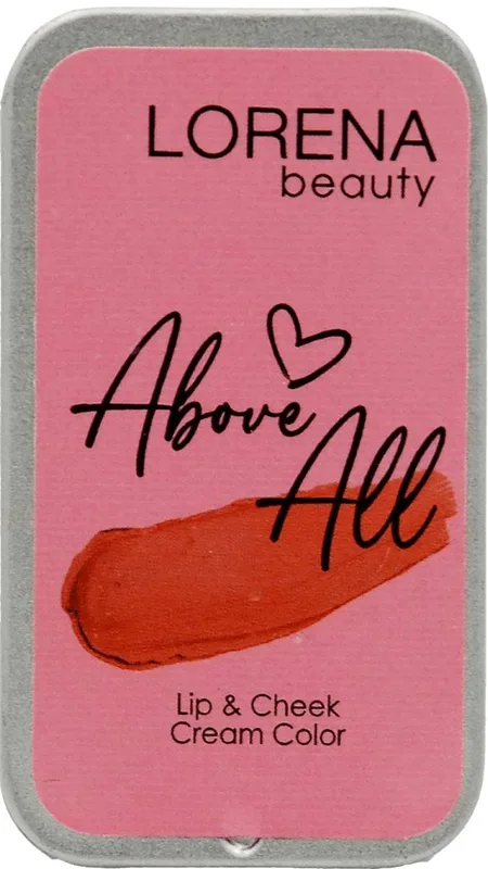 Кремові рум'яна для щік та губ LORENA beauty Lip & Cheek Cream Color 01