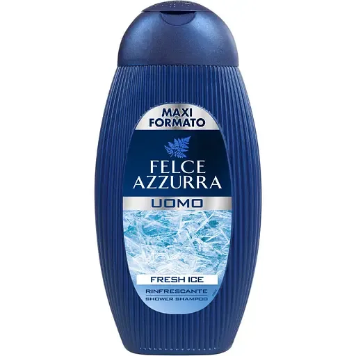 Шампунь та гель для душу для чоловіків Felce Azzurra Fresh Ice 400 мл