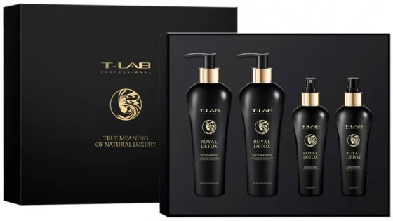 T-LAB Professional Royal Detox Ritual Set - Подарунковий набір