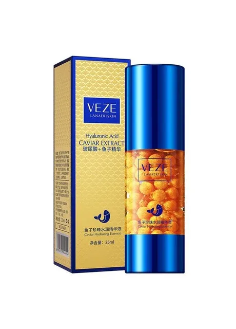Сироватка з ікрою та гіалуроновою кислотою Hyaluronic Acid Caviar Essence Lanaer Skin Hydrating 35мл VEZE (314750992)