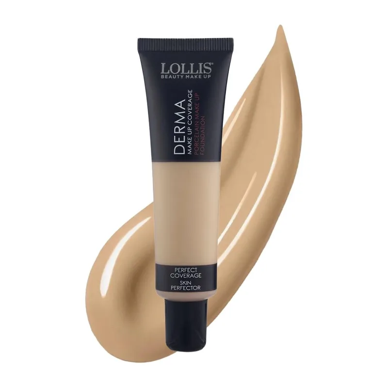 Oснова фарфорова Lollis Derma Make Up Coverage тон 002 35 мл (LP-163-02)