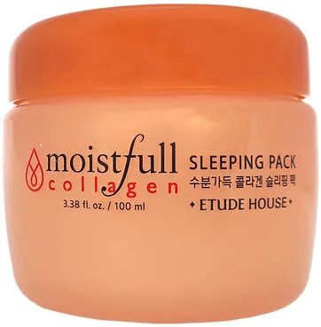 Маска для обличчя нічна з колагеном Etude House Moistfull Collagen Sleeping Pack