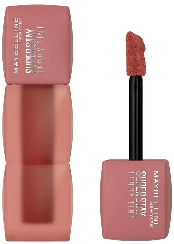 Помада-тінт для губ Maybelline New York Super Stay Teddy Tint стійка матова відтінок 90 Ribbon Tied 5 мл