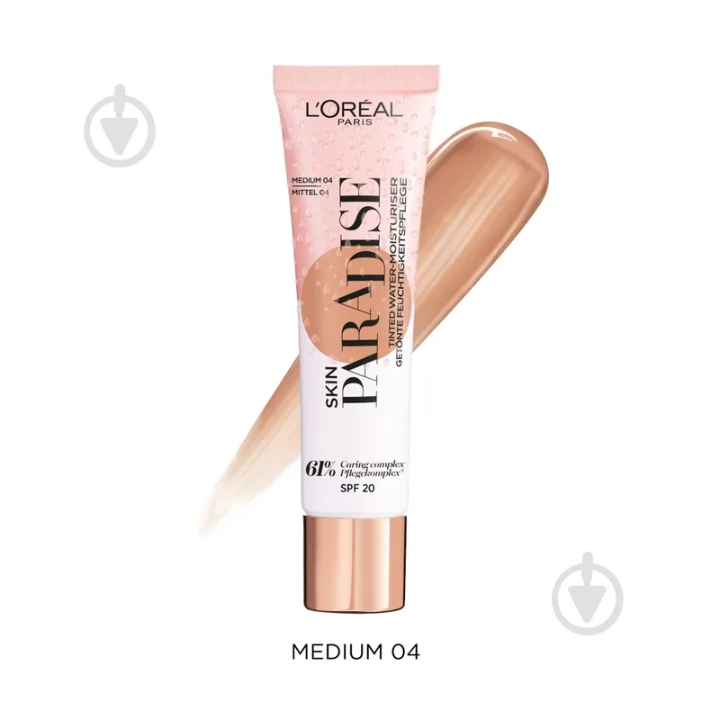 Тональна основа L'Oreal Paris Skin Paradise 04 medium 30 мл
