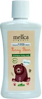 Дитячий шампунь і гель для душу Melica Organic від ведмедика 300 мл (4770416003310)