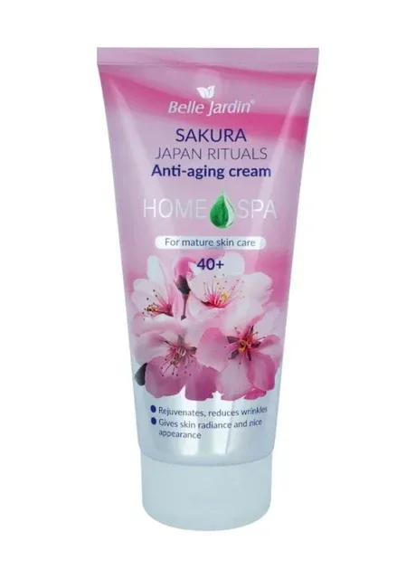 Belle Jardin Антивіковий крем для обличчя та тіла Sakura Japan Rituals 40+, 200 мл — Крем, (304751448)