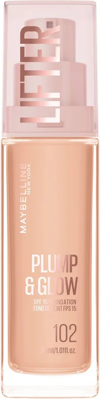 Тональний крем Maybelline New York Lifter SPF 15 для наповнення та природного сяяння шкіри відтінок