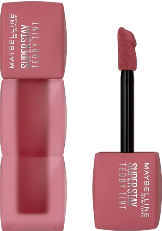 Помада-тінт для губ Maybelline New York Super Stay Teddy Tint стійка матова відтінок 105 Velvet Choker 5 мл