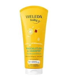 Ніжний шампунь 2 в 1 та гель для душу, Weleda, Екстракти календули, 200 мл
