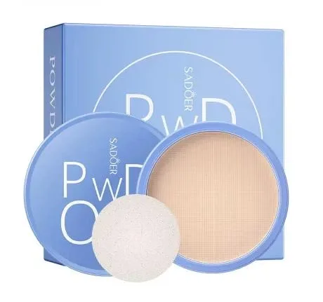 Пудра відтінку SADOER Velvet Honey Flawless No02 Ivory 16 г