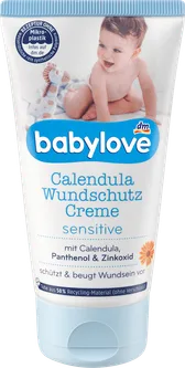 Дитячий крем проти випрілостей з календулою, пантенолом і цинком Babylove Wundschutzcreme Calendula 75 мл