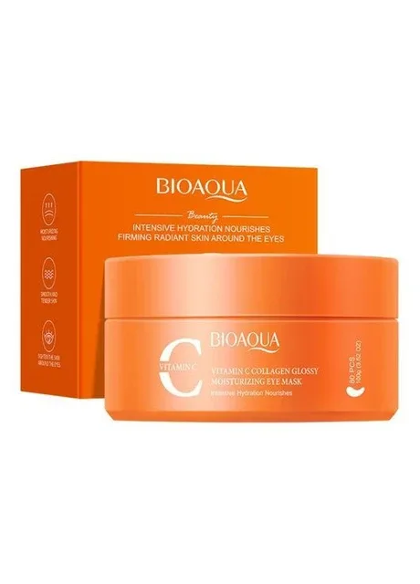 Патчі гідрогелеві SADOER Vitamin C Collagen Glossy Moisturizing Eye Mask, з вітаміном С, 80 шт No Brand (385872196)