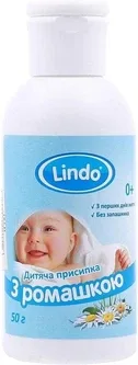 Дитяча присипка Lindo з ромашкою 50 г.