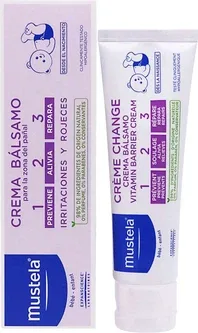 Вітамінізований захисний крем під підгузок Mustela Bebe 150 мл (3504105025885)