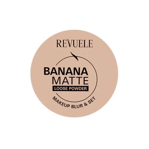 Пудра для обличчя косметична розсипчаста Revuele Banana Matte Loose Powder 5 г тон Жовтий