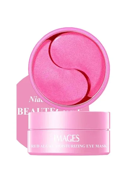 БЕЗ КОРОБКИ! Гідрогелеві патчі з червоними водоростями Niacinome Red Algae Moisturizing Eye Mask, 80 г/60 шт. Images (330761080)