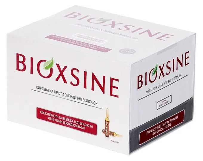 Сироватка Bioxsine проти віпадіння волосся 12 ампул по 6 мл