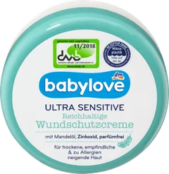 Крем для захисту сухої і чутливої шкіри Babylove Ultra Sensitive Cream 150мл