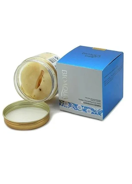 Патчі-маска для шкіри навколо очей Golden Osmanthus Eye Mask із золотим османтусом, 80 шт Bioaqua (258849336)