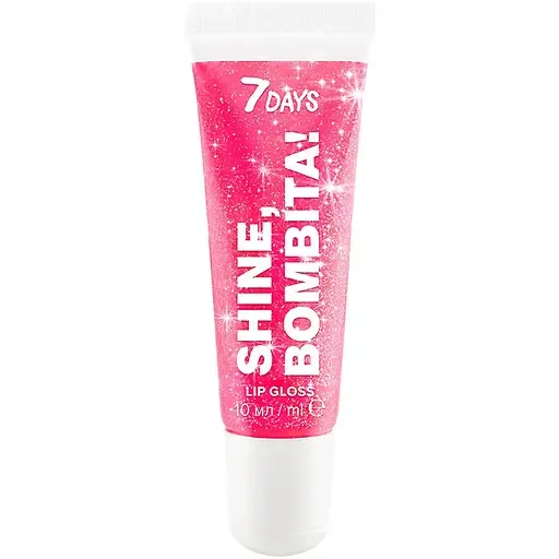 Блиск для губ 7 Days Shine Вombita Insomnia мерехтливий тон 205 10 мл (4607154697863)
