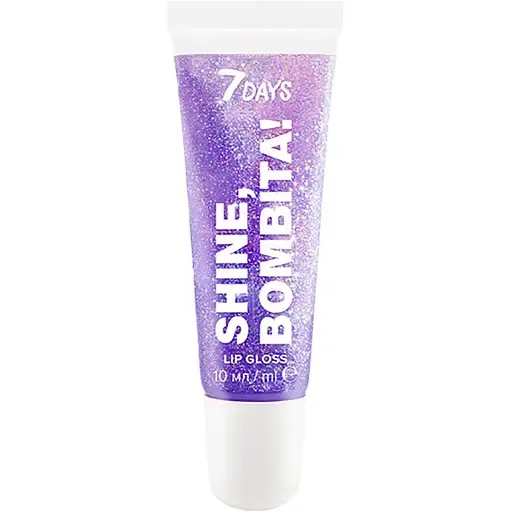Блиск для губ 7 Days Shine Вombita Flirty мерехтливий тон 206 10 мл (4607154697849)