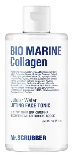 Тонік для обличчя Mr.Scrubber Bio Marine Collagen ліфтинг з колагеном і клітинною водою 250 мл