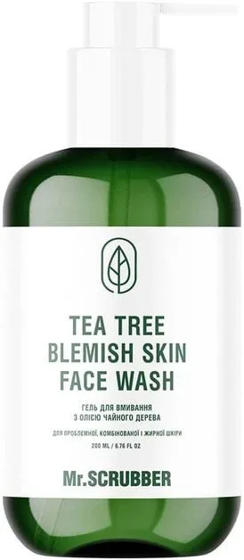 Гель для вмивання Mr.Scrubber Tea Tree Blemish Skin з олією чайного дерева 200 мл