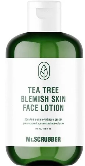 Лосьйон для обличчя Mr.Scrubber Tea Tree Blemish Skin з олією чайного дерева 200 мл
