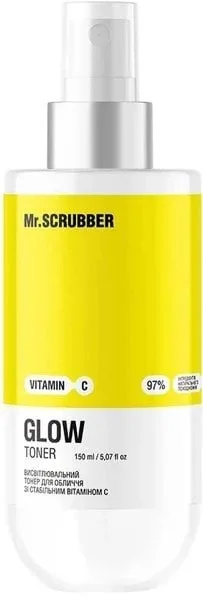Тонер для обличчя Mr.Scrubber Glow Vitamin C висвітлювальний зі стабільним 150 мл
