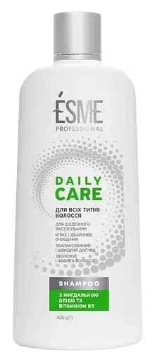 Шампунь Esme Daily Care з мигдальним маслом та вітаміном В5, 400 мл