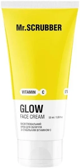 Крем для обличчя Mr.Scrubber Vitamin C Glow висвітлювальний зі стабільним вітаміном С 50 мл