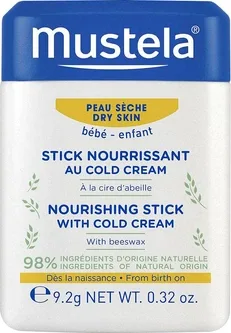Поживний стик для губ і обличчя з колд-кремом Mustela Bebe 9.2 г (3504105045616)