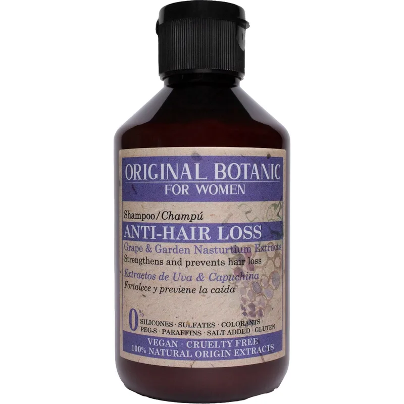 Шампунь Original Botanic (Оріджінал Ботанік) Anti-Hair Loss проти випадіння волосся жіночий 250 мл