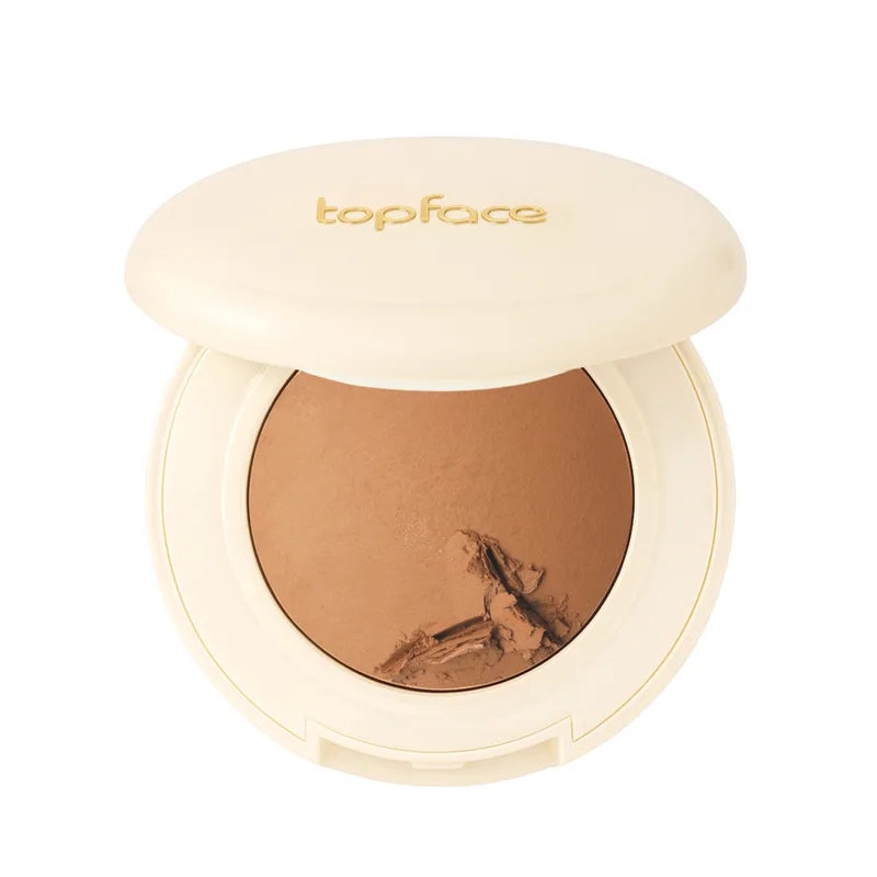 Пудра для обличчя запечена TopFace ProHD Natural Glow PT704 006 Deep Bronze Бронзовий