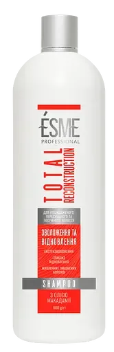 Шампунь Esme Total Reconstruction з олією макадамії, 1 л