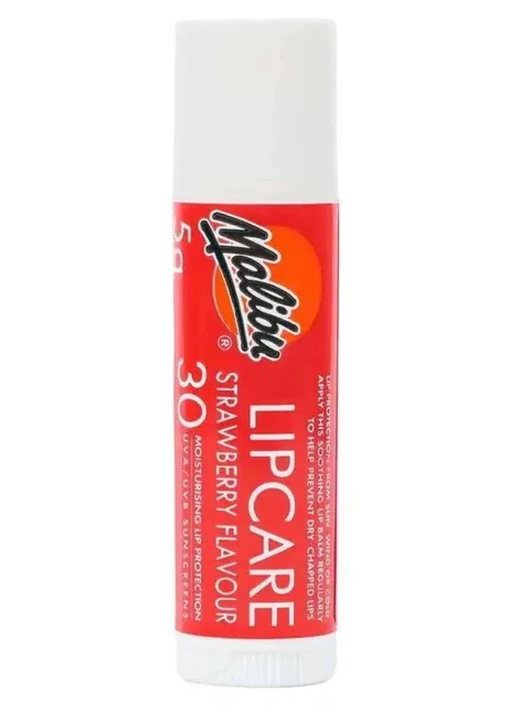 Бальзам для губ SPF 30 Strawberry 5 г Malibu