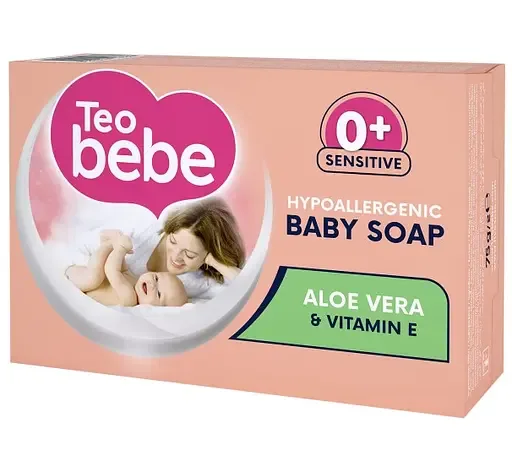 Mило тверде Teo Bebe Aloe Vera, 75 г (60168)