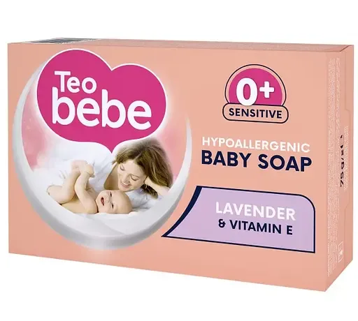Mило тверде Teo Bebe Lavender, 75 г (60170)