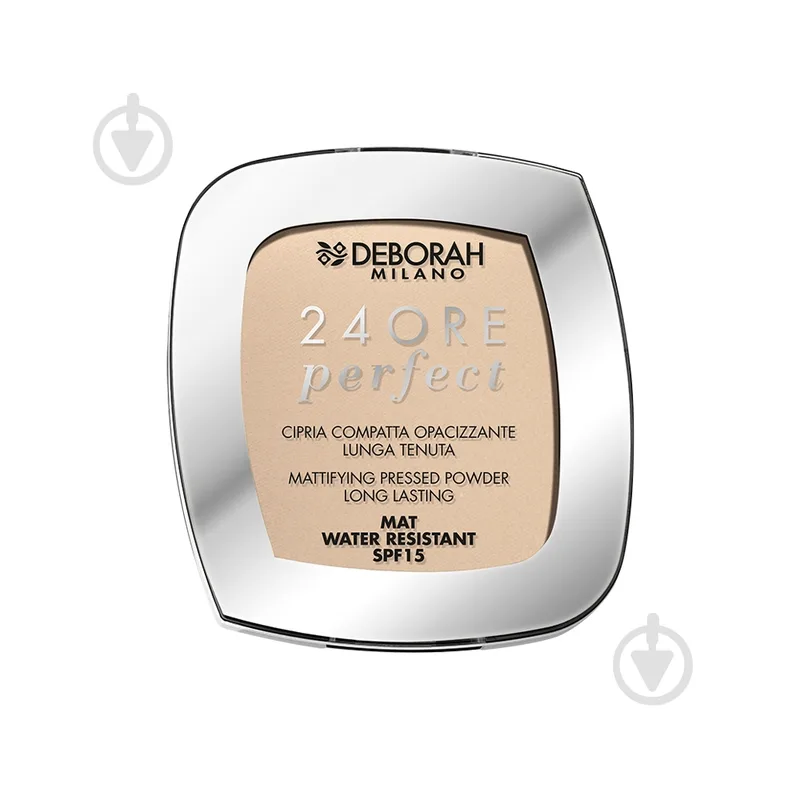 Пудра компактна DEBORAH 24Ore Perfect SPF 15 01 Light Beige 9 г
