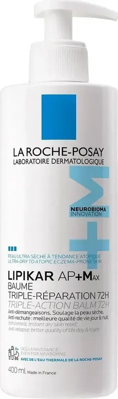 Бальзам для обличчя і тіла La Roche-Posay Lipikar від подразнення та свербіння 400 мл