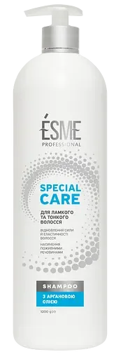 Шампунь з дозатором Esme Special Care з аргановою оліею, 1 л